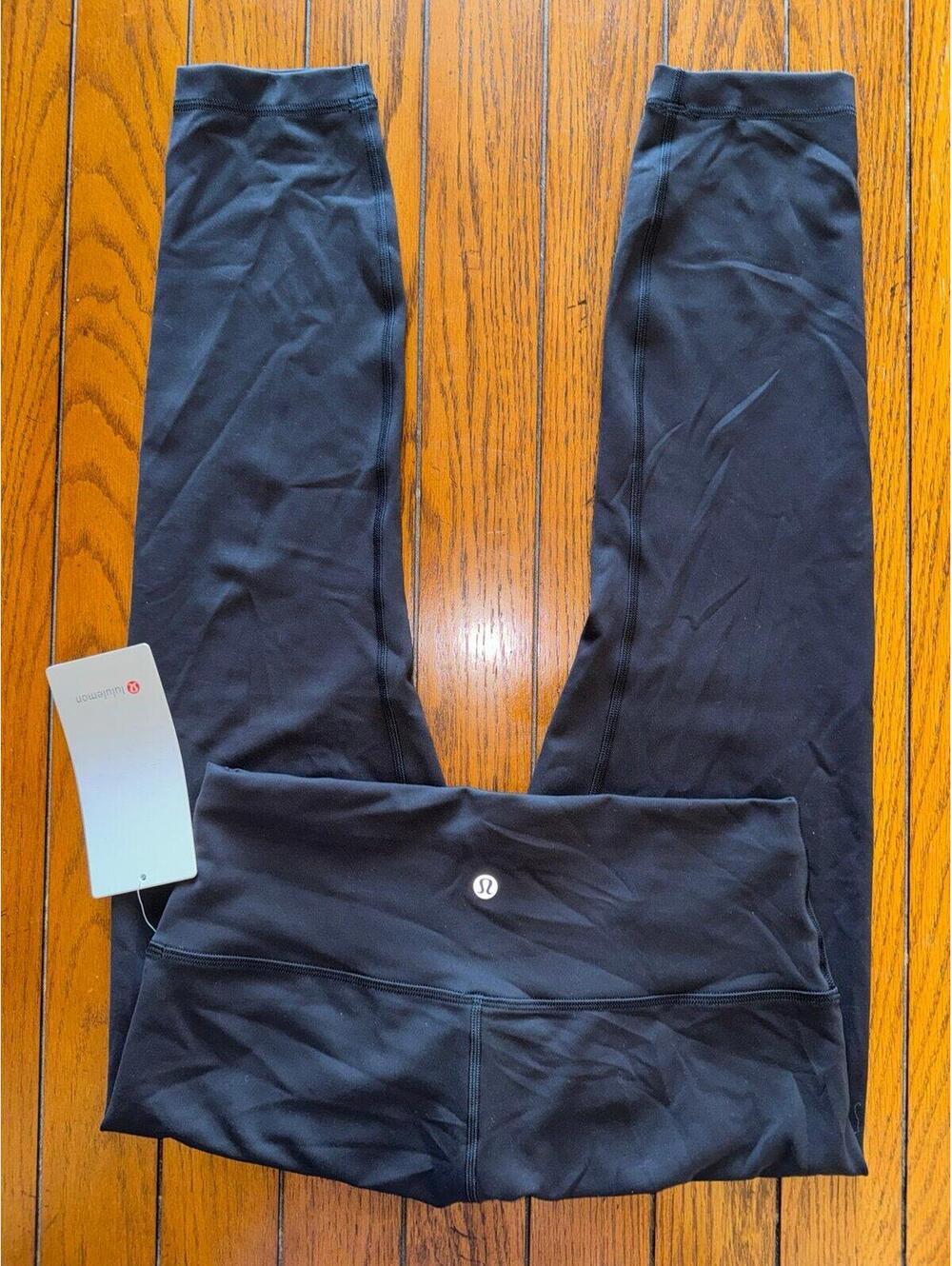 Lululemon Wunder Train High Rise 25” Black Size 10 NWT